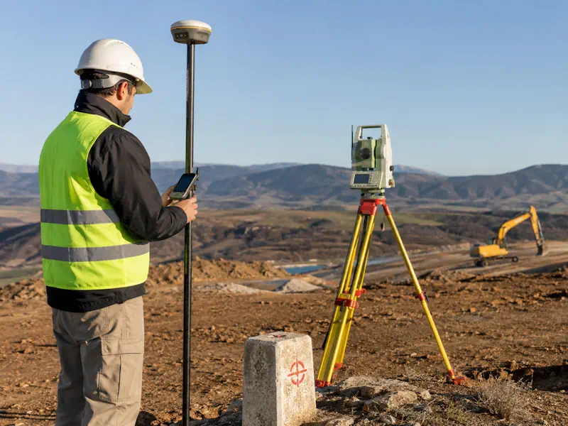 Trabajos de topografía